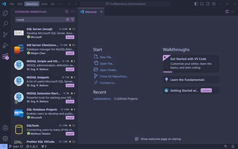 Image result for Visual Studio Code SQL