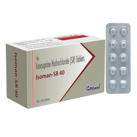 ISOMAN-SR 40 Tablets FITWEL PHARMACEUTICALS PVT. LTD.