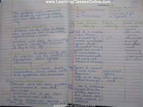 Image result for B Ed Lesson Plan Science