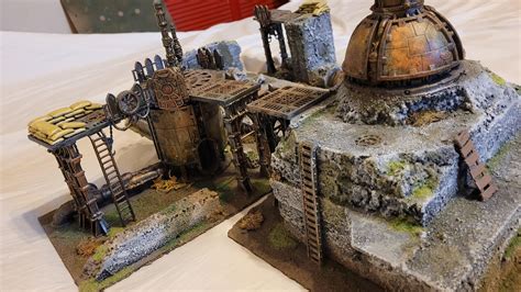I thought I'd share my Kill Team terrain. I tried to make the plastic ...