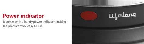 Lifelong ISI Certified Electric Kettle 1.5L with Stainless Steel Body ...