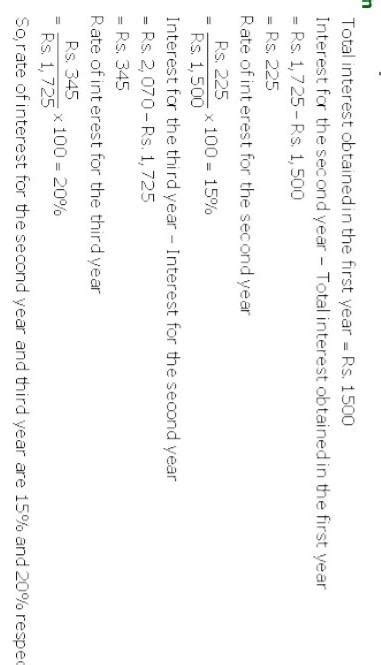 On a certain sum of money lent out at c.i interest for first second and ...