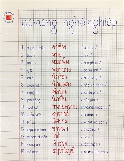 Learn Thai Language: Useful Thai Words