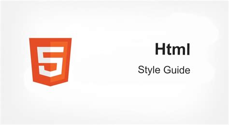 HTML Style Guide 的图像结果