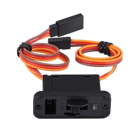 JR On/Off switch with LED Indicator & Charging Lead – Flight Mode