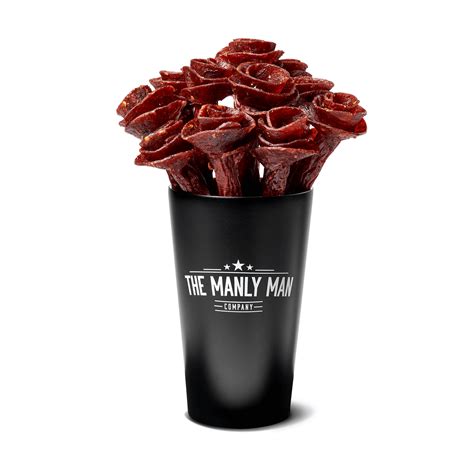 Beef Jerky Flower Bouquets // 100% Edible // Manly Man Co®
