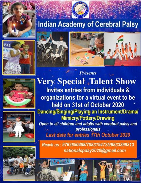 National Cerebral Palsy Day 2020 Theme - My F Words - iacp