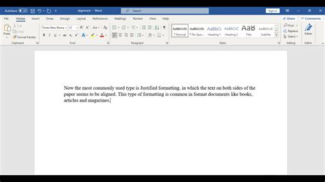 Image result for How to Do Alignment in Word