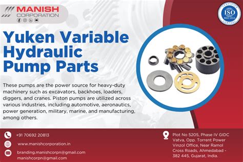 Yuken Variable Hydraulic Pump Parts Manufacturer & supplier in Africa,