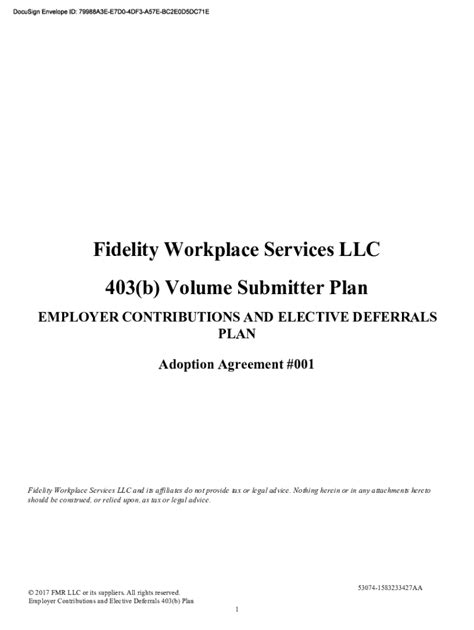 Fillable Online hr cornell FIDELITY WORKPLACE SERVICES ON ERISA 403(b ...