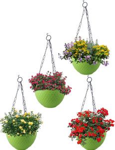 Zobby Plastic Chain Hanging Pot / Ceiling Pot, Decorative Pots for ...