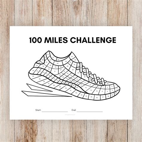 1000 Km Shoe Colouring In Printable