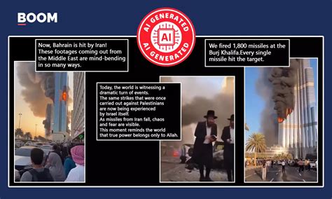 AI Videos Shared As Iran Missile Attacks On Dubai’s Burj Khalifa ...