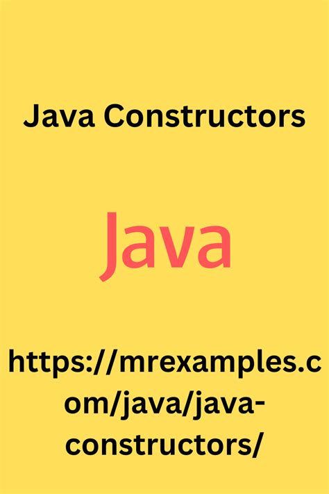 Image result for Java Constructor Examples
