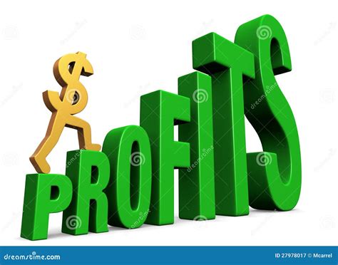 Increasing Profits stock illustration. Illustration of growing - 27978017