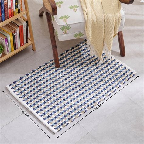 Buy Crimson Danila Woven Dhurrie - 90x60cm from Home Centre at just INR ...