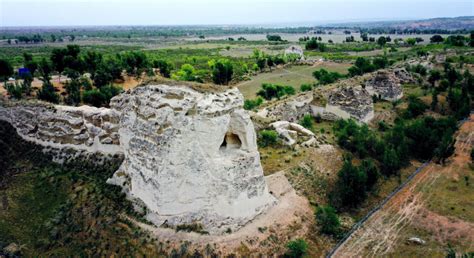 Photos Chine : ruines de Tongwancheng dans le nord-ouest — Chine ...