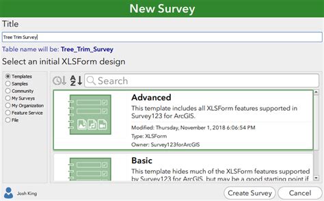 Survey123 Basics 的图像结果