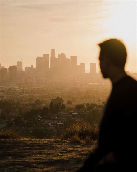 Ascot Hills Park view of Downtown Los Angeles Skyline | Explorest