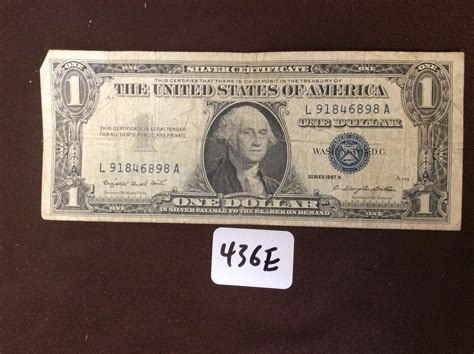Lot - Series 1957 A US Silver Certificate One Dollar Bill