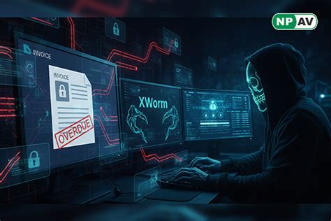 Fake Invoices Spread XWorm: Hackers Steal Login Data