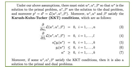 Image result for KKT Conditions Example