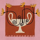 Boho Abstract Art Print of Hand Touching Ferns - Wall Decor – Nook At You