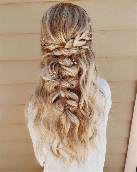 Prom Hairstyles With Braids Half Up Half Down