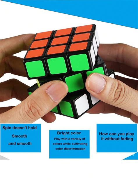 Mini Cubo Mágico 3x3x3 de Fibra de Carbono Suave, Cubo Mágico Iniciante ...