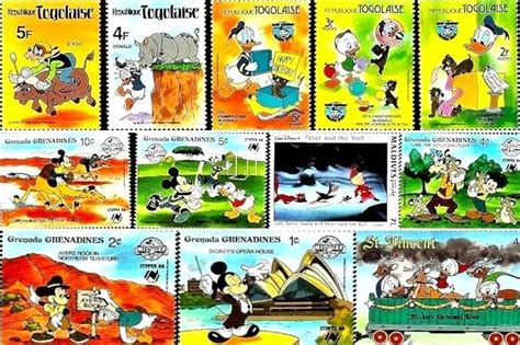 Aranyak Hobby® 12 Official Stamps | Mickey Mouse & Cartoon Character ...