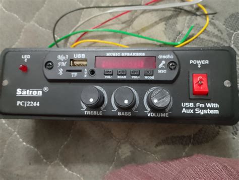 Electronic Spices Wireless Hi-fi Bluetooth MP3 USB FM Player Module ...