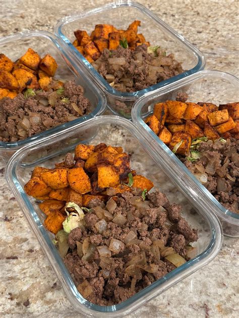 Viral Hot Honey Beef Bowl with Sweet Potatoes & Cottage Cheese ...