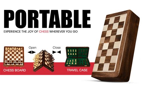 Buy Knick Knack Premium Travel Folding Magnetic Chess Set for Kids and ...