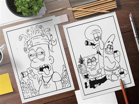 90S Cartoon Coloring Page - Patrick Coloring Pages - - Drawing Mcveigh