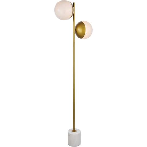 Elegant Lighting Living District LD6114BR Eclipse 63 inch 40 watt Brass ...