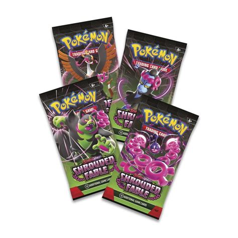 Pokemon TCG: Scarlet Violet Shrouded Fable – Art Set (4x Booster Pack ...