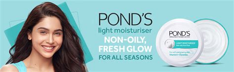 POND'S Light Moisturiser, Non- Oily With Vitamin E And Glycerine, For ...