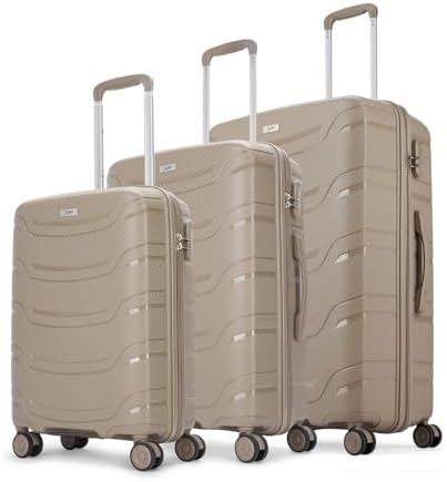 Buy Skybags Curve Set of 3 Hard Luggage (Cabin+Medium+Large ...