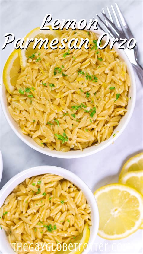 This lemon parmesan orzo recipe is a delicious side pasta dish that is ...