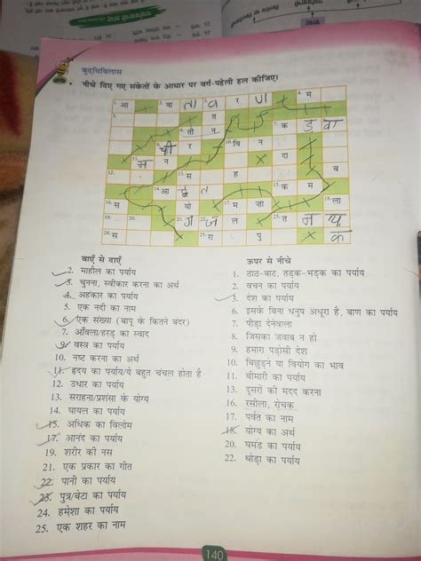 complete the following grid - Brainly.in