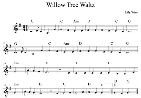 Lily Wise: Tune List