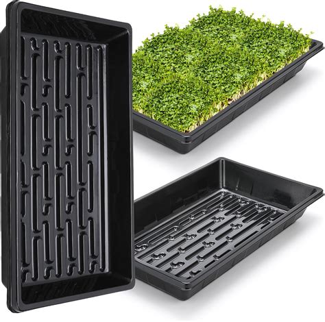 Amazon.com : Upgraded 5 Pack 1017 Plant Growing Trays Seed Starting ...