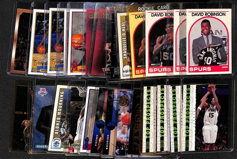 Lot Detail - (27) Basketball Rookie Cards w. Shaq, D. Robinson, T ...
