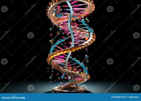 Depict the Scientific Marvel of DNA Replication Captured through a ...