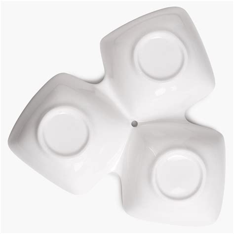 Buy Sagano 3 Side Chip And Dip Divided Bowls from Home Centre at just ...