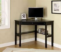 Image result for Black Corner Desk 120 Cm