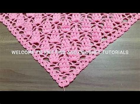 Image result for Tutorial Crochet Triangle Shawl