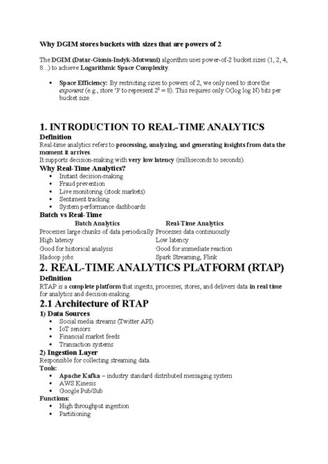 DGIM 101: Understanding DGIM Algorithm & Real-Time Analytics Platform ...