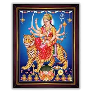 Pavan Photo Laminations Durga Maa Mata Devi Goddess Sherawali Ji Ambe ...