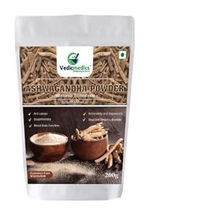 Vedicmedics Ashwagandha Root Powder(200 Grams) | No Added Preservative ...